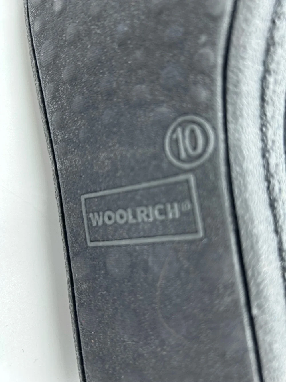 Woolrich Navy Fleece-Lined Slip-Ons 10 NWOT